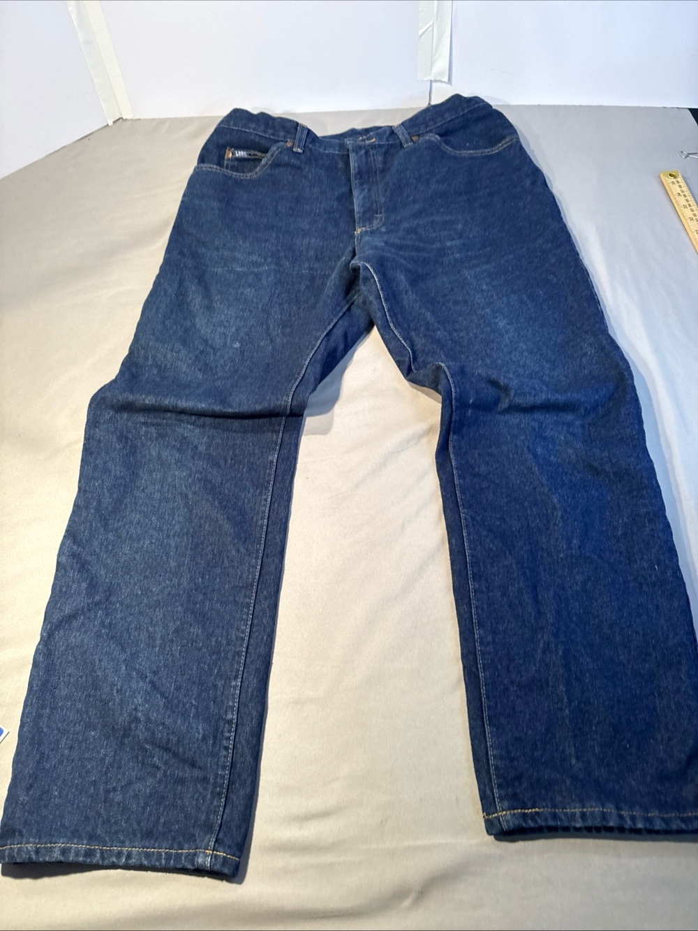 Levi's Straight-Leg Dark Blue Jeans 38x30